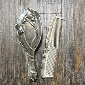 Vintage Godinger Silver Brush and Comb Set